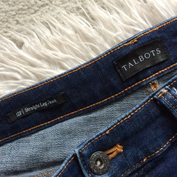 NWOT Talbots Petite Straight Leg Jeans - Picture 12 of 12